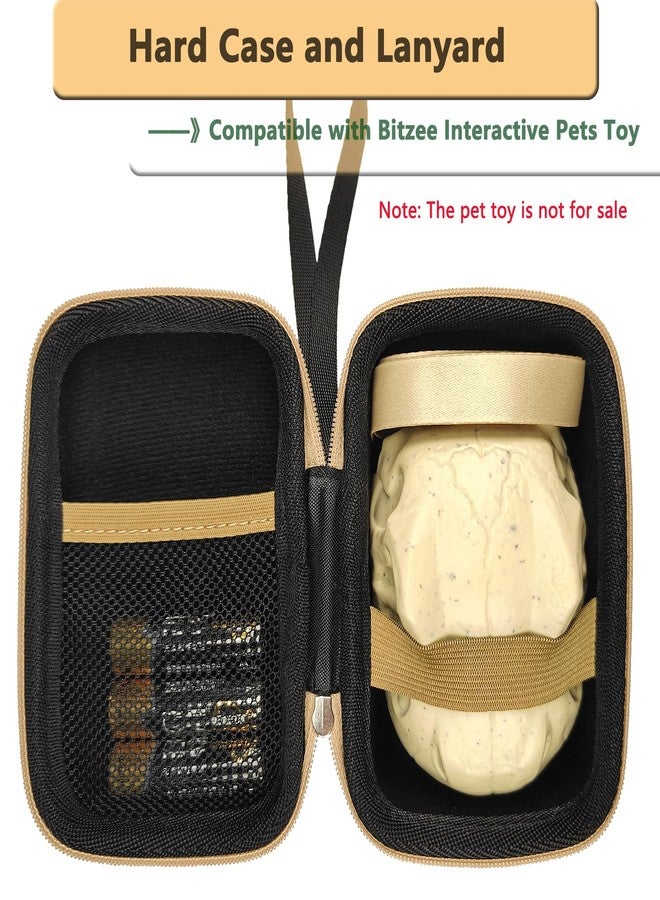 RAWECUD Case for Bitzee Dinosaur Toy Digital Pet, Storage box for Jurassic World Bitzee Dinosaur Digital Pet Accessories (Hard Case and Carrying Strap) - Image 2